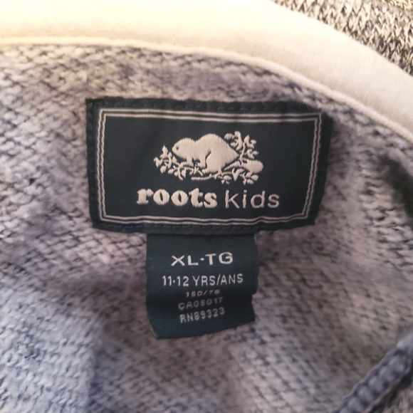 Roots Salt & Pepper Zip Up Hoodie Kids - Picture 2 of 4
